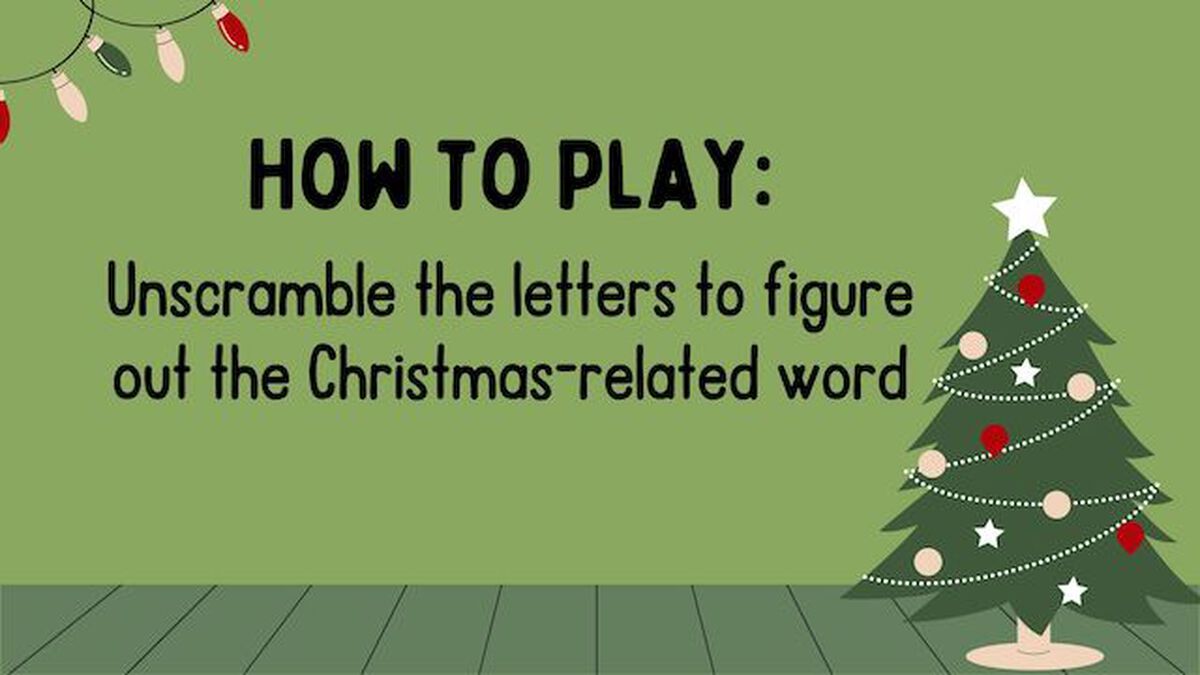Word Scramble: Christmas Edition image number null